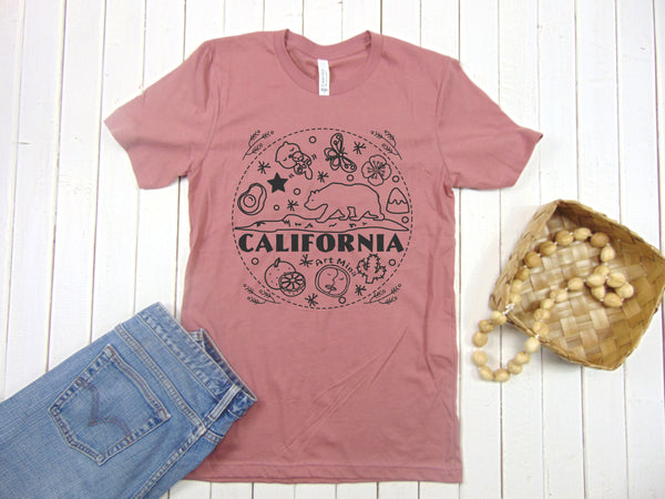 Art Mina California Bear Super Soft T-shirt