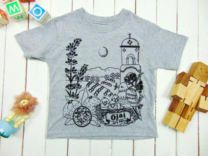 Art Mina Kawaii ! "California Map" Toddler Funny Tee