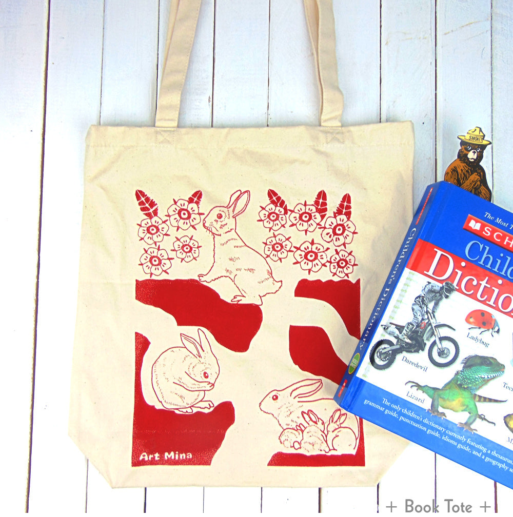 Canvas Tote Bag "Rabbit Home" [FREE SHIPPING]