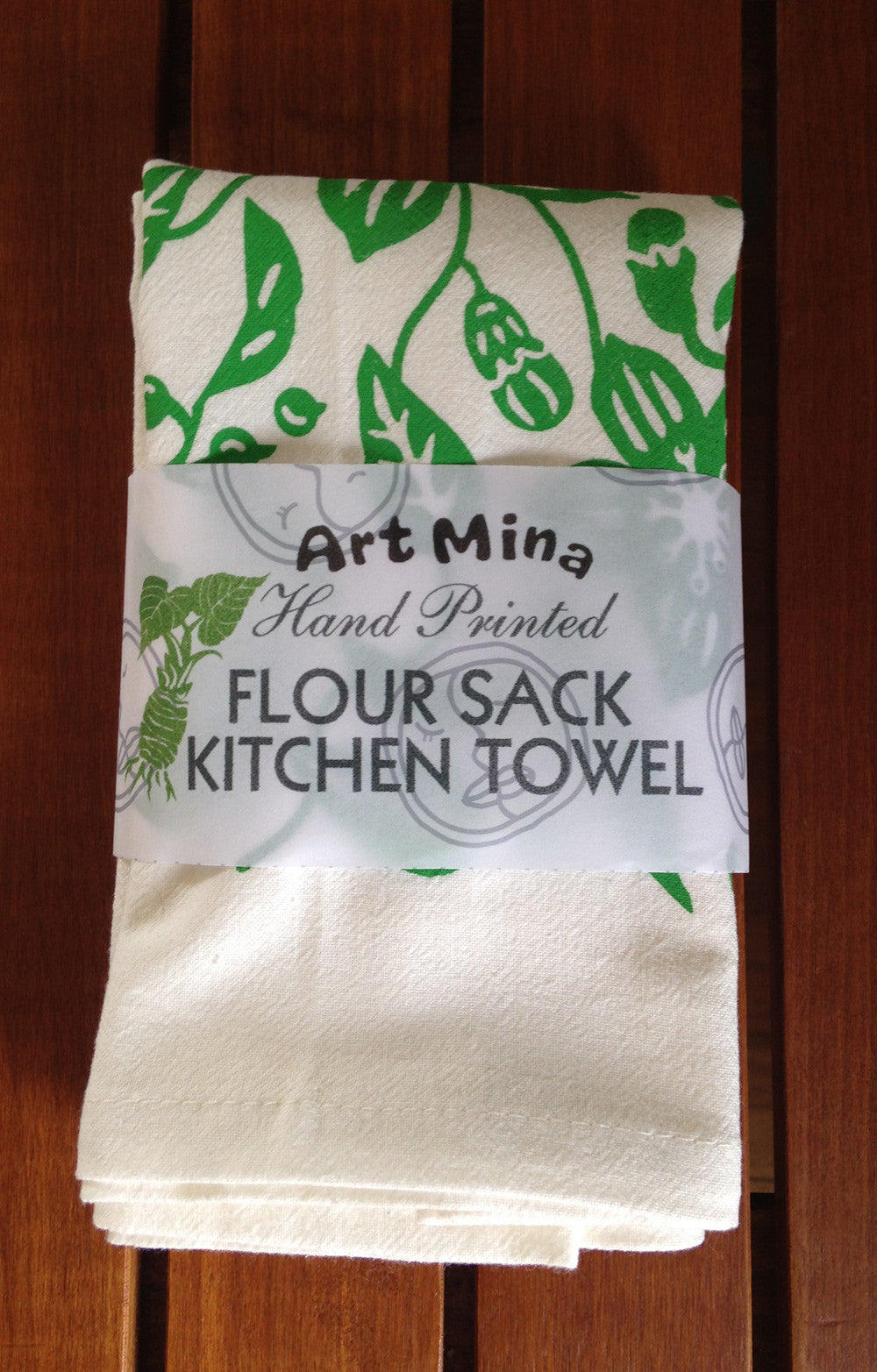Art Mina Hawaiian tea towel 
